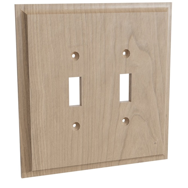Designs Of Distinction Double Light Switch Plate - Cherry 01451001CH1 - main